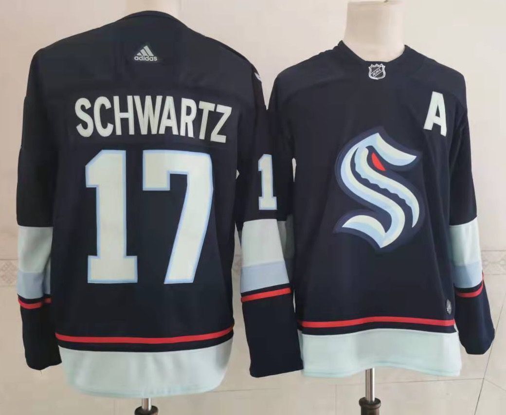 Seattle Kraken ice hockey jersey M-3XL 西雅图海妖队冰球服 4