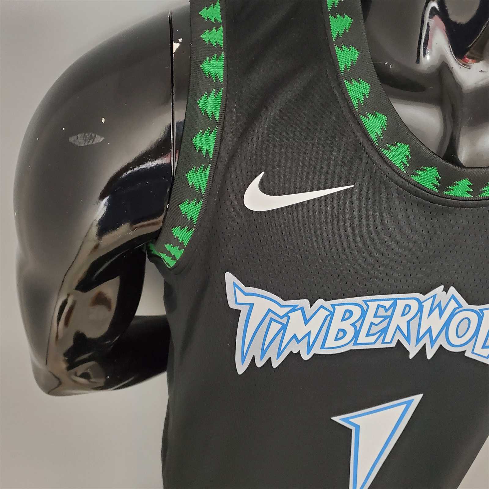 EDWARDS#1 2018 Retro Timberwolves Black 6