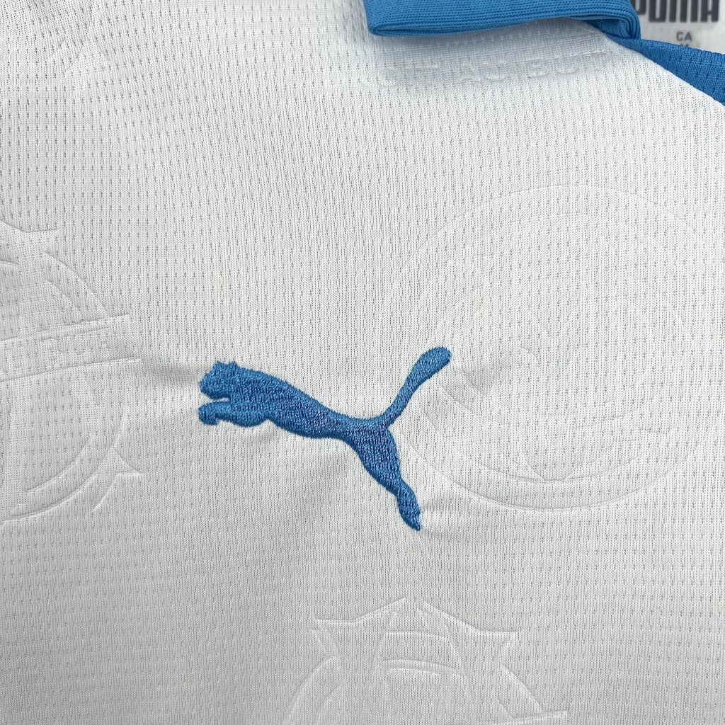 25-26 Marseille Home Kit Football T-Shirt AAAAJersey Supply Yupoo 2