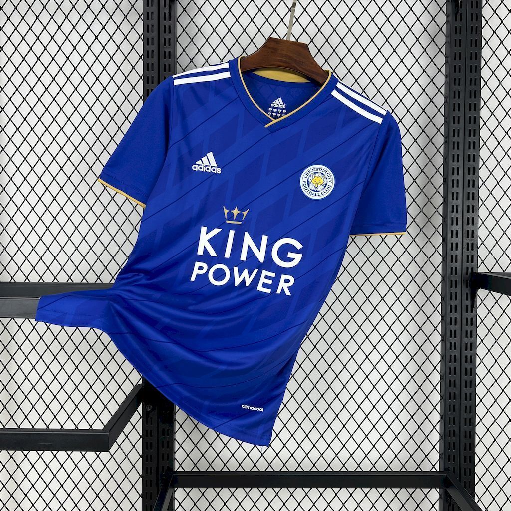 18-19 Leicester City Home Retro Kit Vintage Shirt AAAAJersey Supplier Yupoo