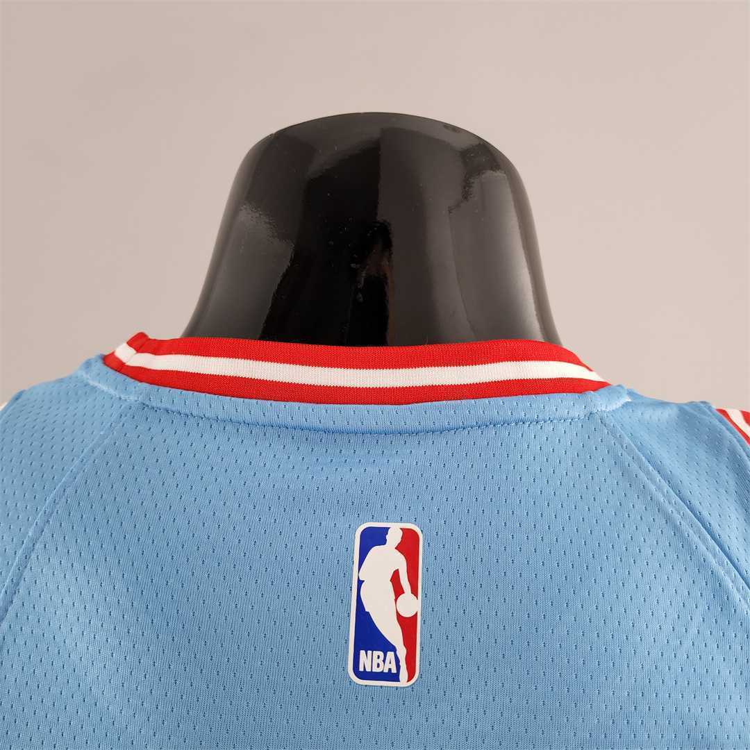 Chicago Bulls JORDAN#23 Blue NBA Jersey 7