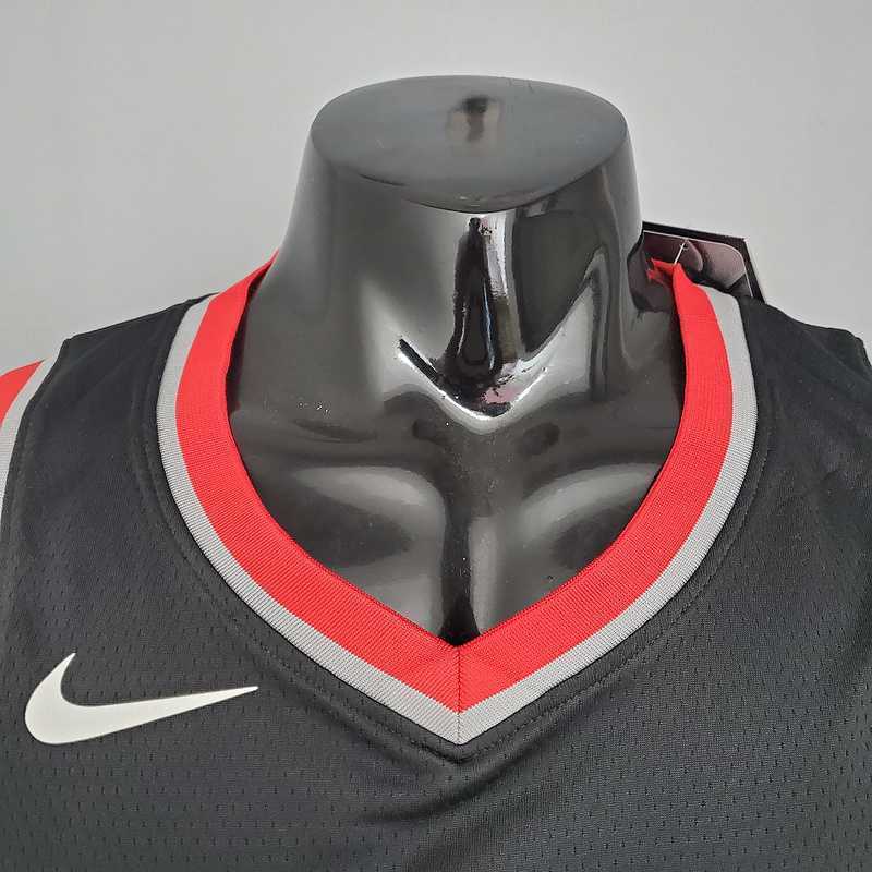 2021 LILLARD#0 Trail Blazers Home black 1