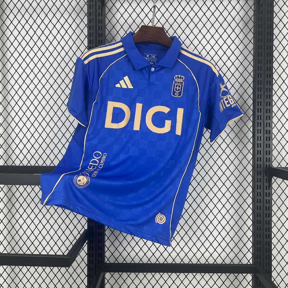 25-26 Oviedo Home Kit Soccer AAAAJersey Yupoo