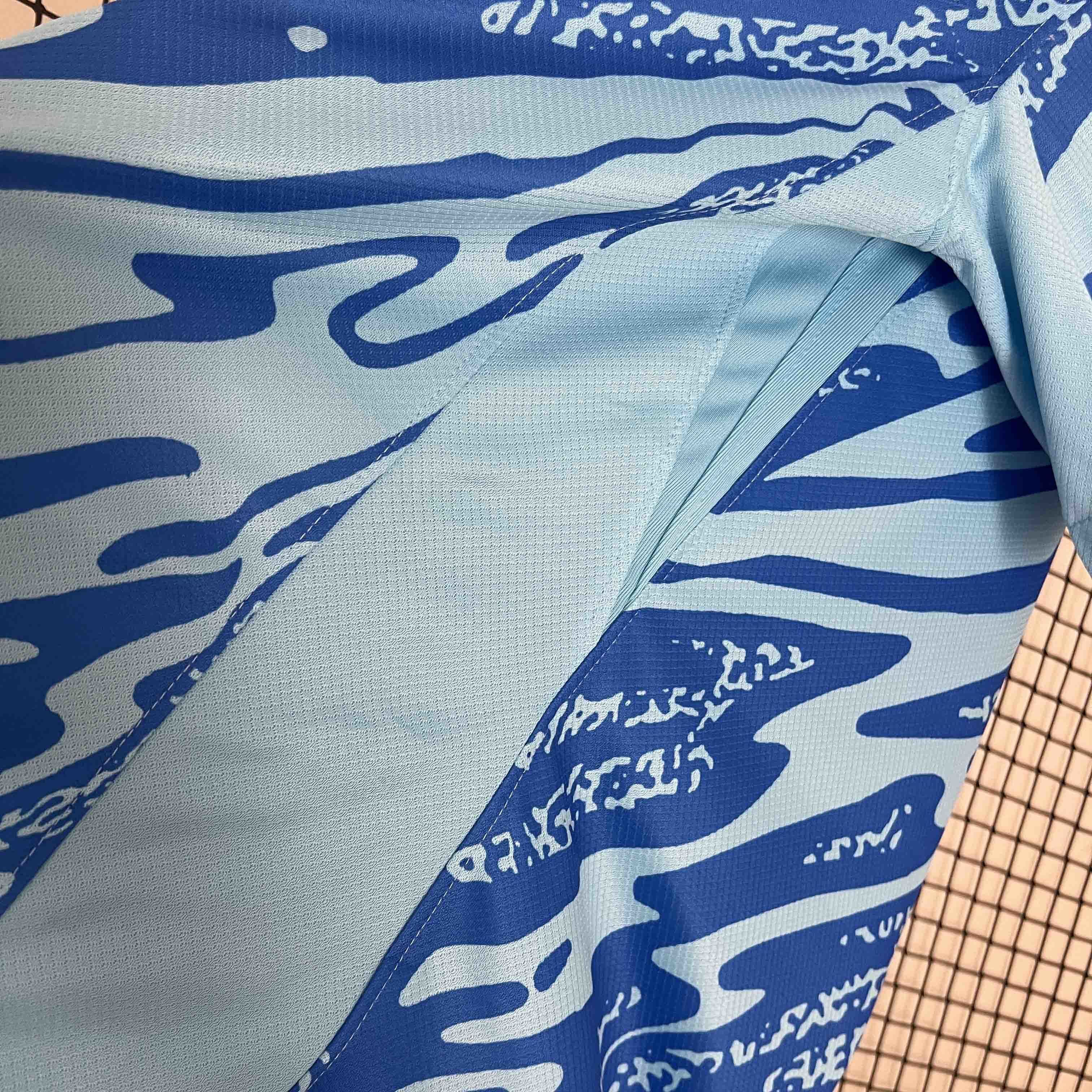 2024 Portugal Blue Goalkeeper Kit Sport AAAAJersey Yupoo 6