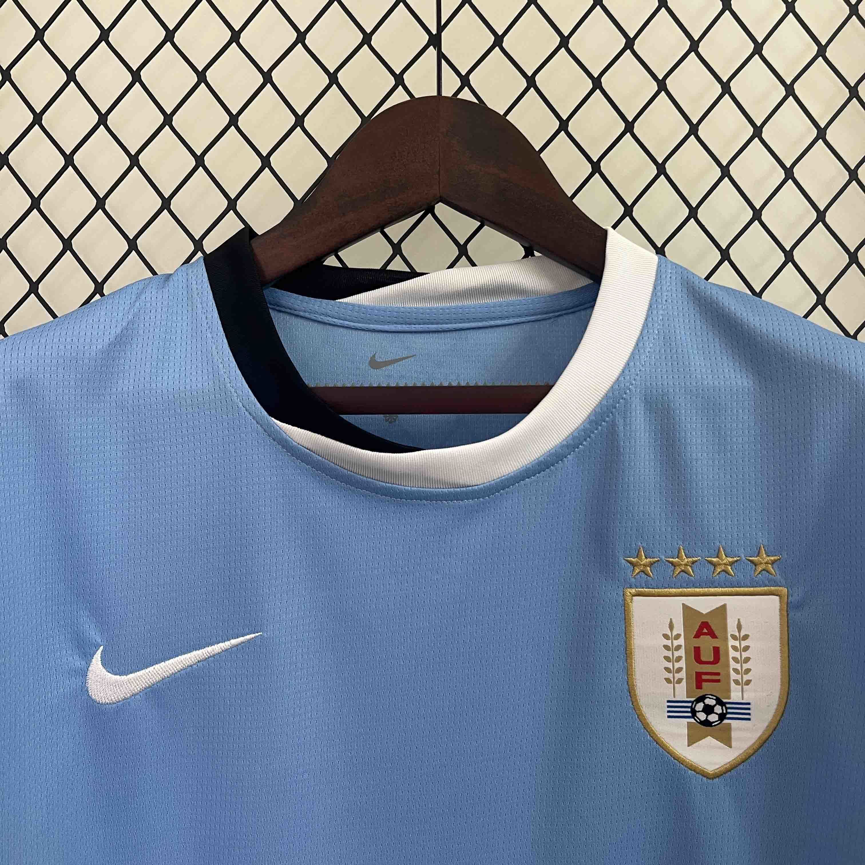 2024 Uruguay Home Kit Soccer Uniform AAAAJersey Wholesale Yupoo 3
