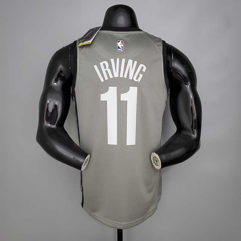 Irving #11 Brooklyn Nets City Edition Gray 6