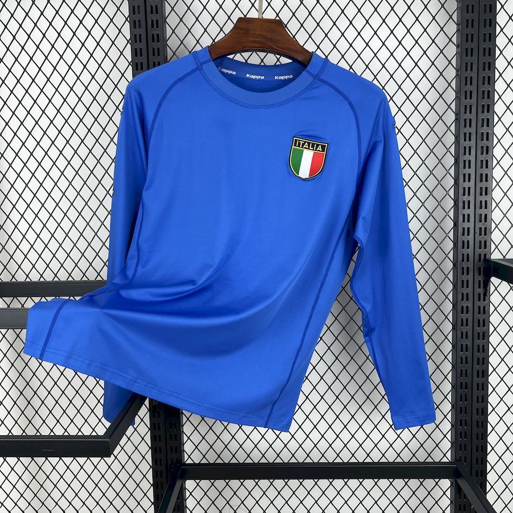 2000 Italy Home Long Sleeve Retro Kit Vintage Shirt AAAAJersey Supplier Yupoo