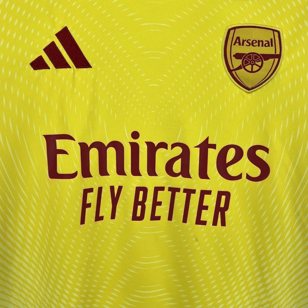 25-26 Arsenal Yellow Goalkeeper Shirt Football Uniform AAAAJersey Yupoo 4