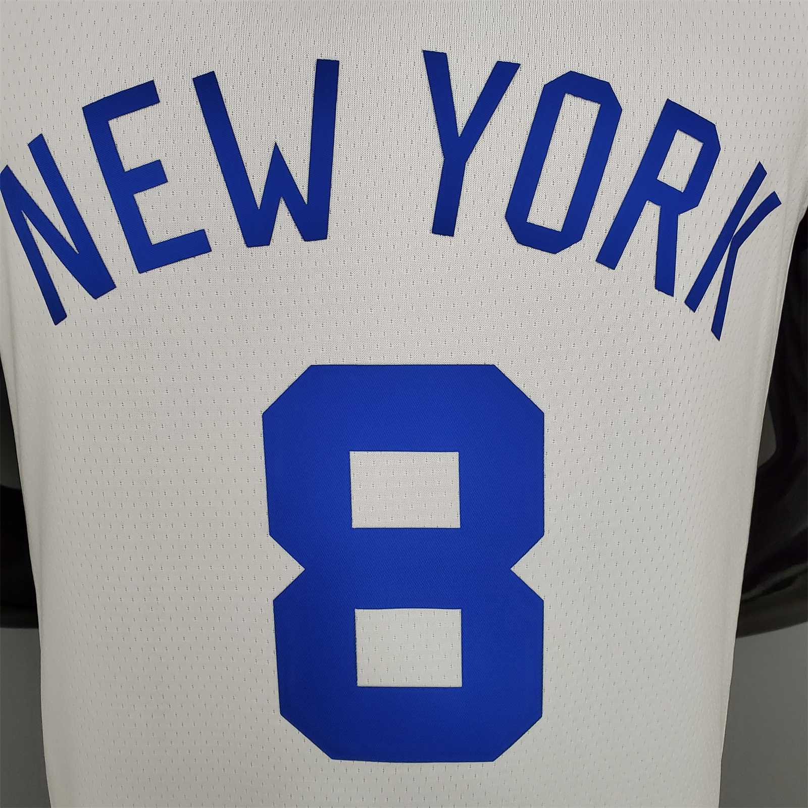 WALKER#8 75th Anniversary Knicks White 7