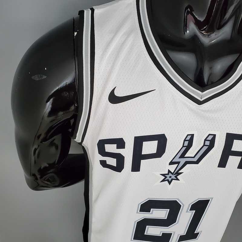 DUNCAN#21 Spurs White 8