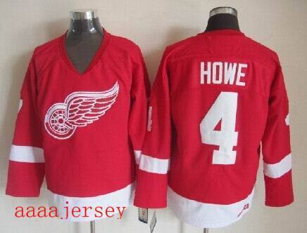 Detroit Red Wings retro ice hockey jersey M-3XL 底特律红翼队复古冰球服 8