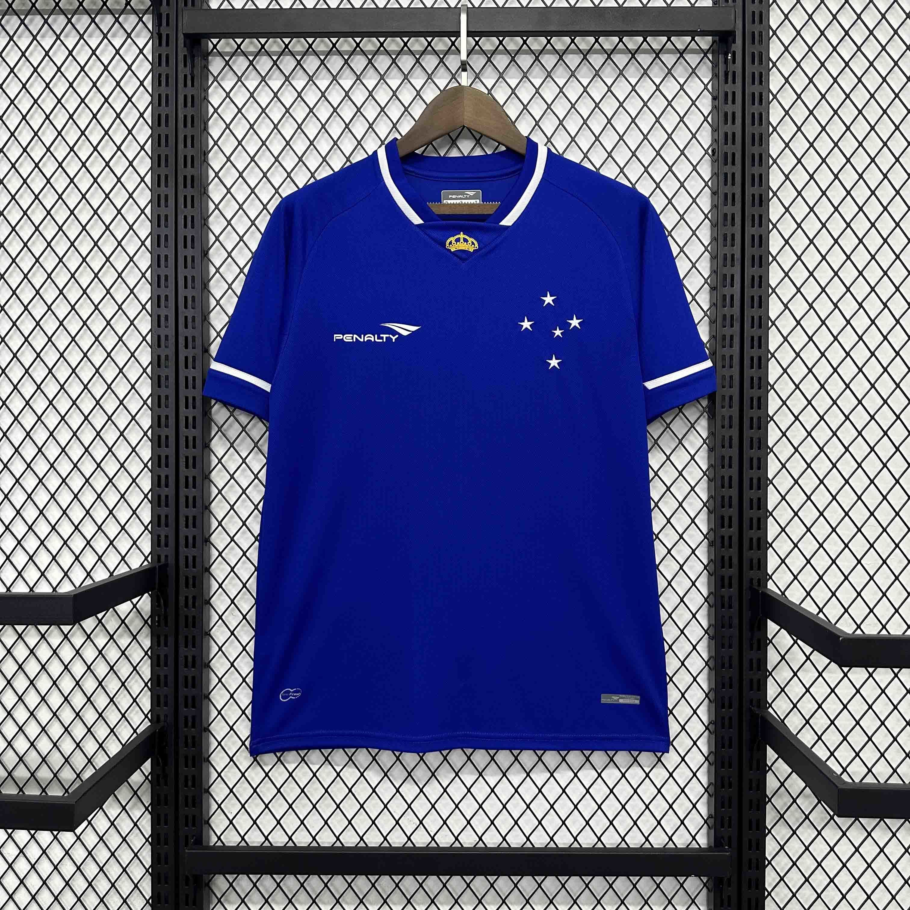15-16 Cruzeiro Home Retro Kit Vintage Shirt AAAAJersey Yupoo