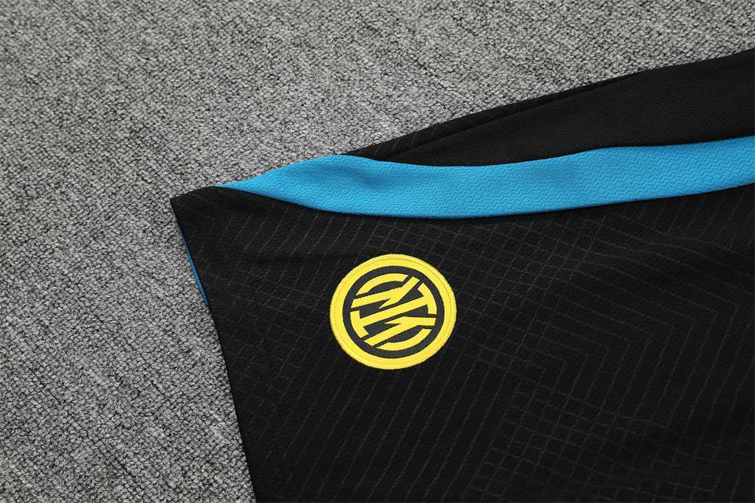 22-23 Inter Milan training suit short sleeve kit Black Blue 11