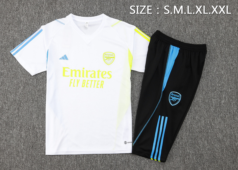23-24 Arsenal Short Sleeve Training Suit Yupoo 2
