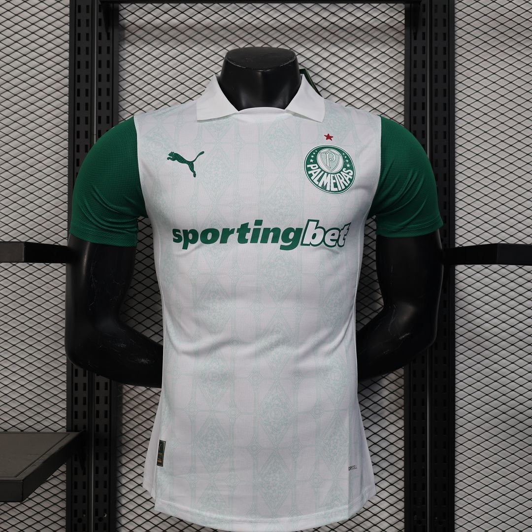 25-26 Palmeiras Away All Sponsors Kit Player Version Shirt AAAAJersey Wholesale Yupoo