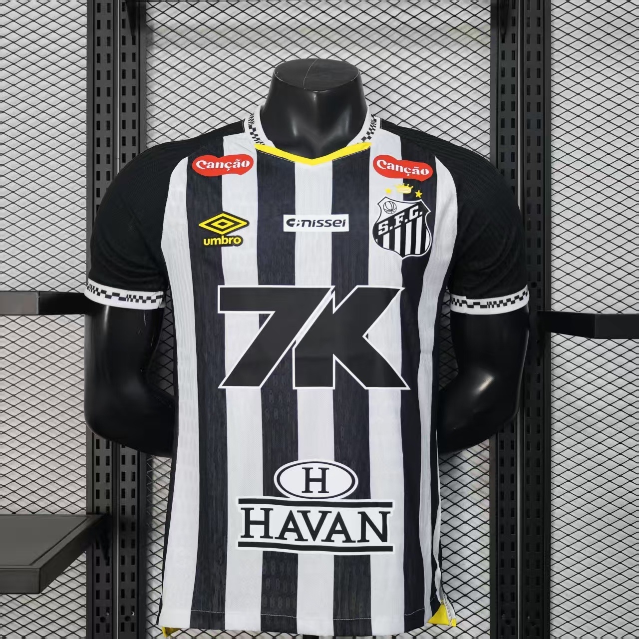 25-26 Santos Away Kit Full Sponsor Player Version Football Shirt AAAAJersey Wholesale Yupoo