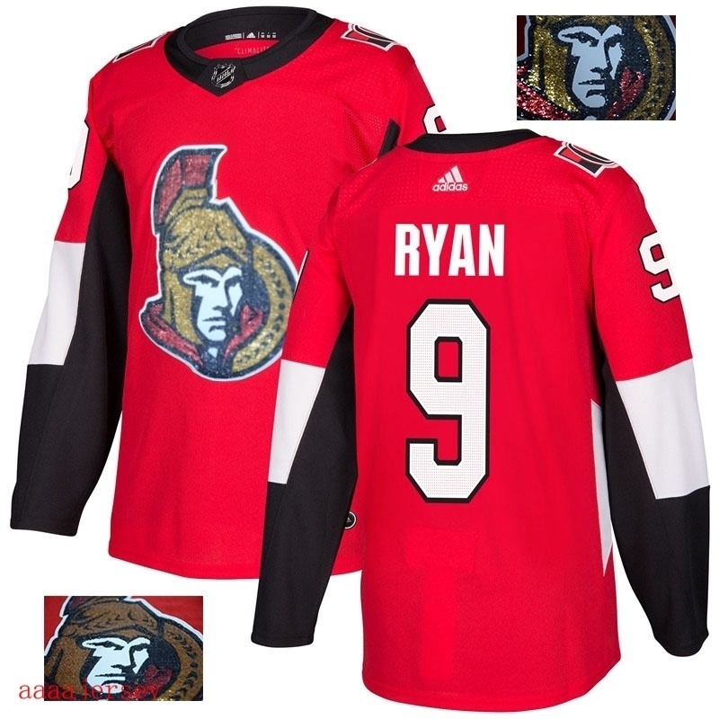 2018 Ottawa Senators ice hockey jersey M-3XL 渥太华参议员队时尚亮片款冰球服 4