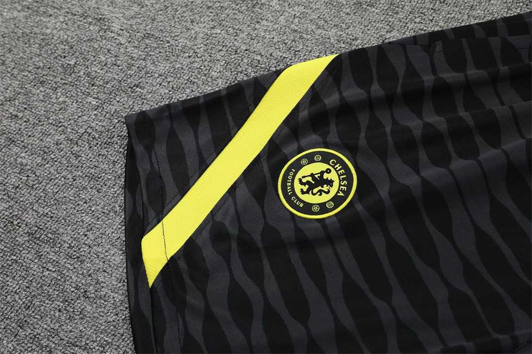 22-23 Chelsea vest training suit kit yellow 5