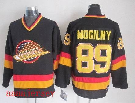 Vancouver Canucks retro ice hockey jersey M-3XL 温哥华加人队复古冰球服 3