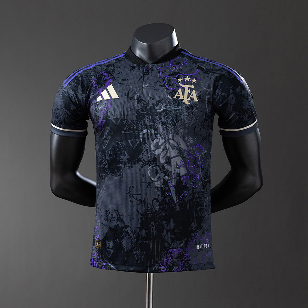 25-26 Argentina Purple Black-Special Edition Player Version Football Shirt AAAAJersey Yupoo