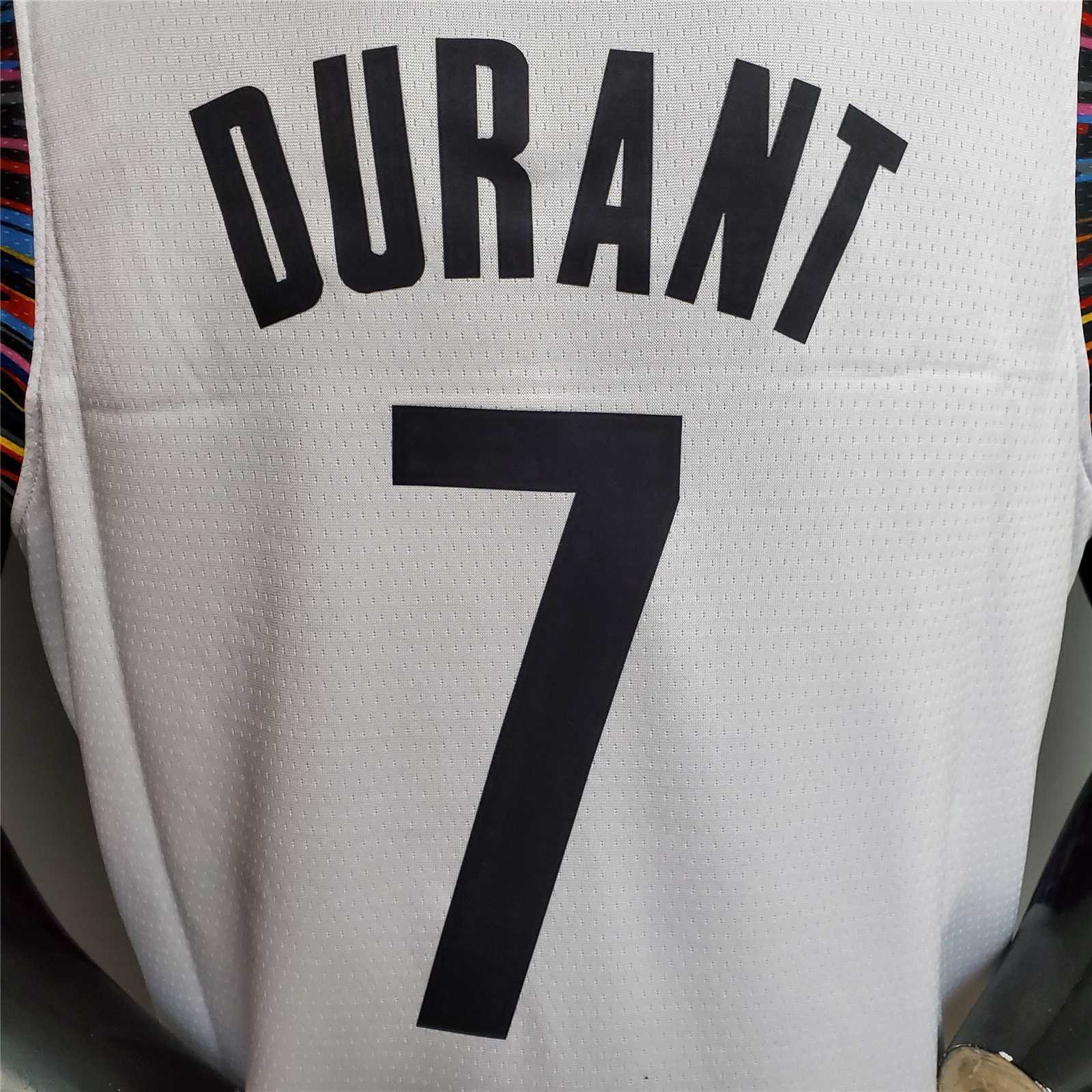 Durant #7 Brooklyn Nets City version white 1