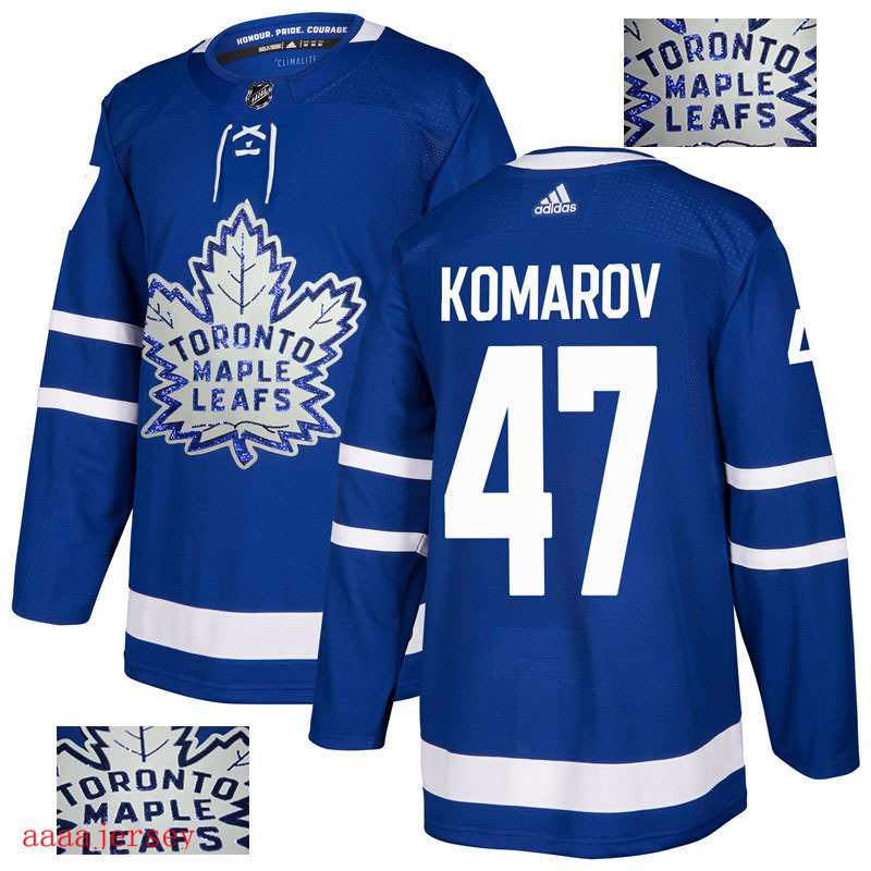 2018 Toronto Maple Leafs ice hockey jersey M-3XL 多伦多枫叶队时尚亮片款冰球服 19