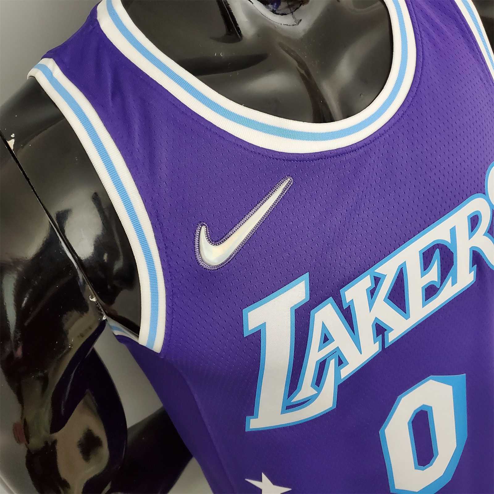 2022 75th Anniversary WESTBROOK#0 Lakers City Edition Purple 6