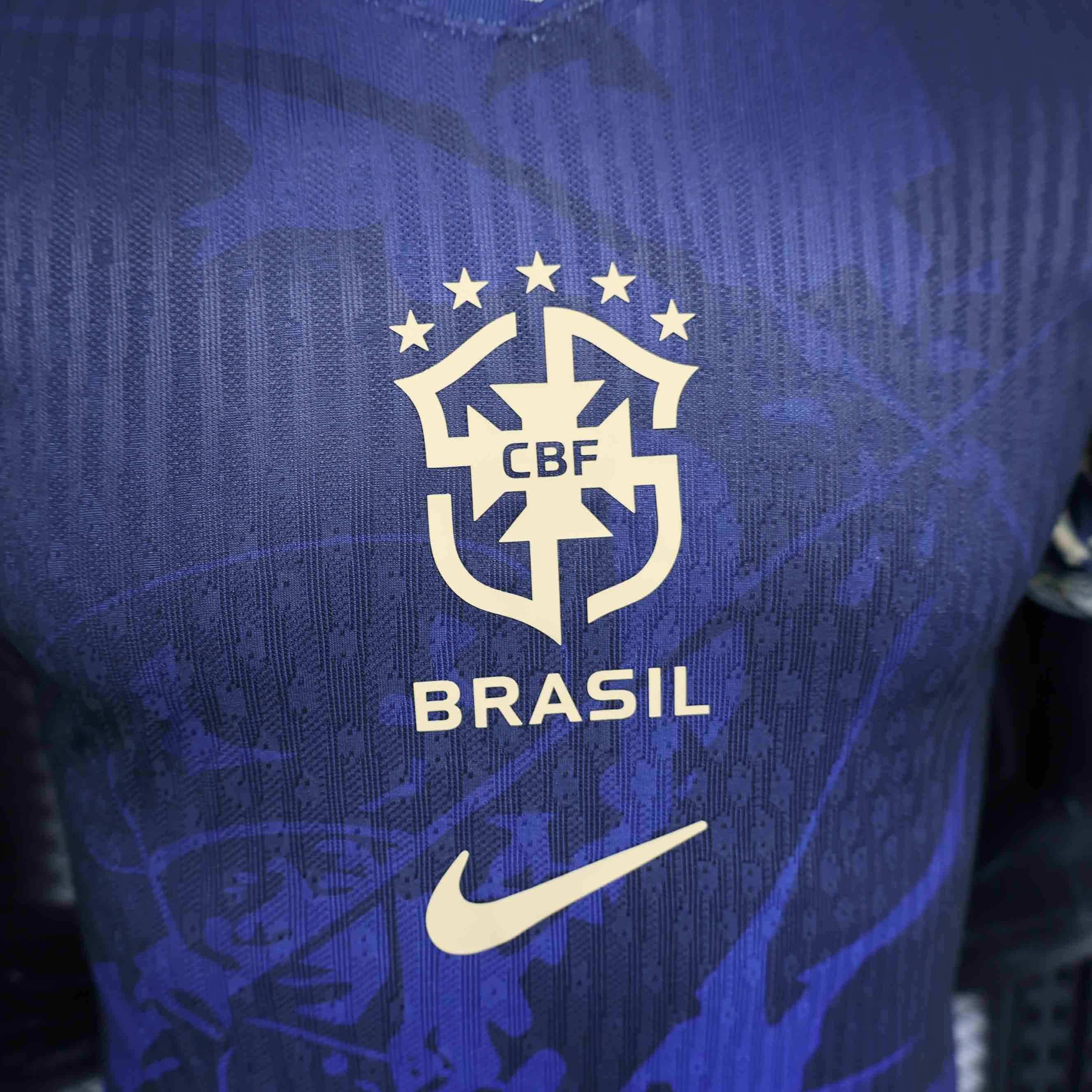 2024 Brazil Special Edition Navy Kit Player Version Shirt Sport AAAAJersey Yupoo 1