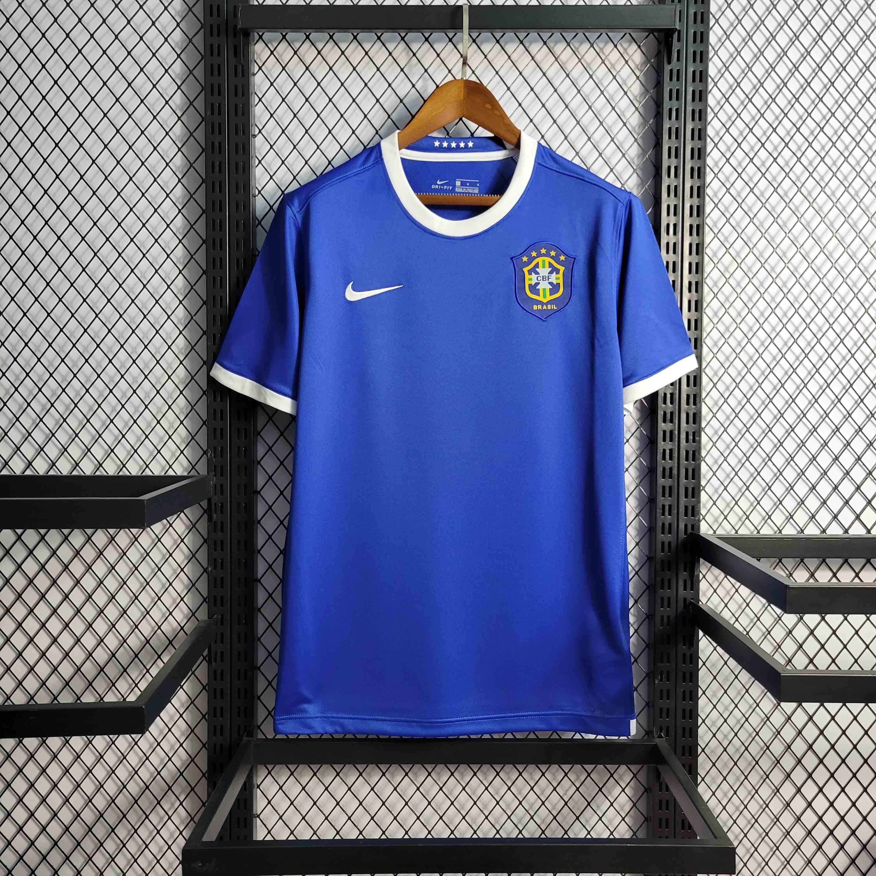 2006 Retro Brazil Away S-XXL Cheap Football Kit