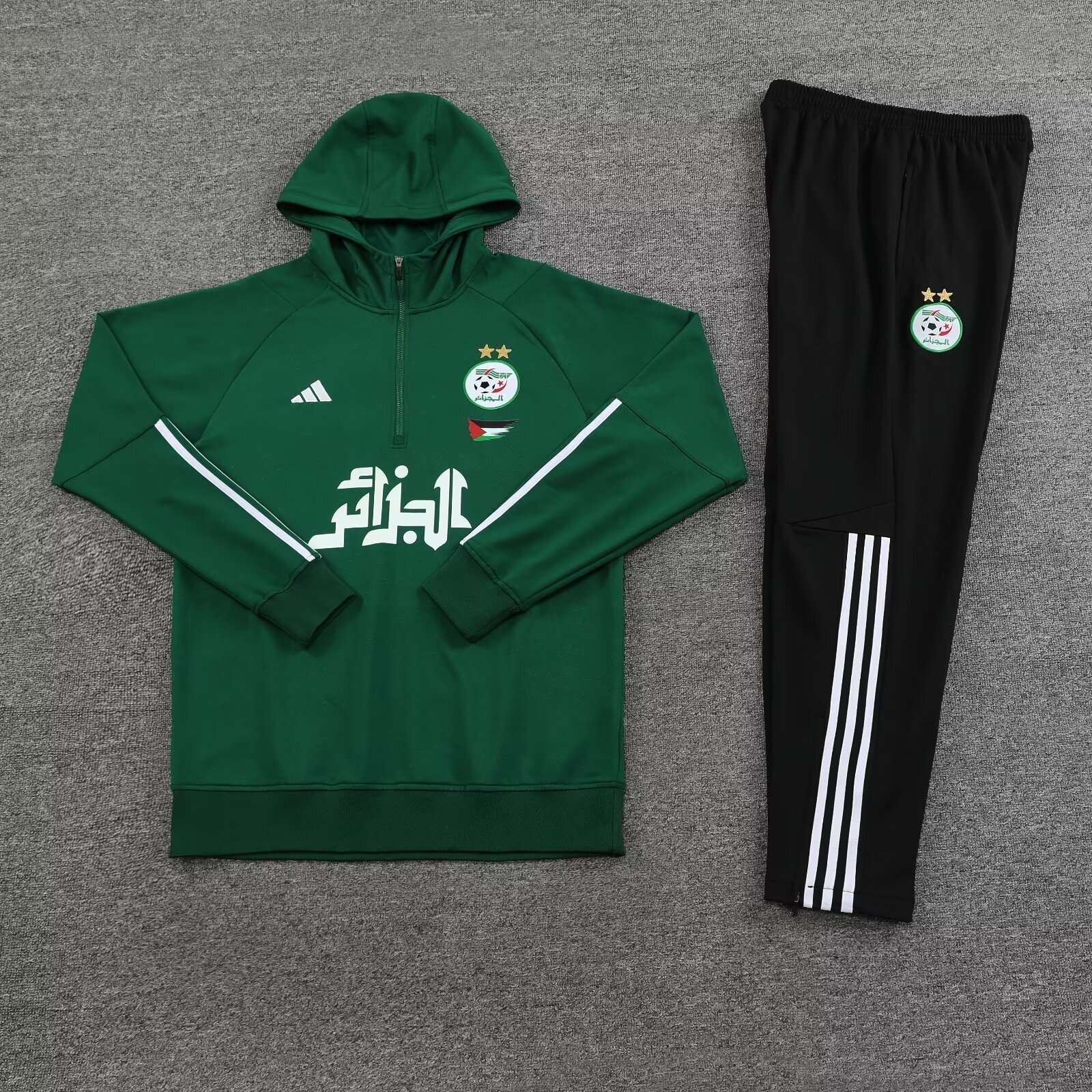 23-24 Algeria Hoodie Long Sleeve Training Suit Yupoo 2