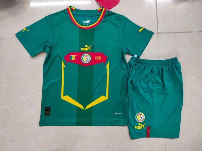 2022 Senegal away kids kit
