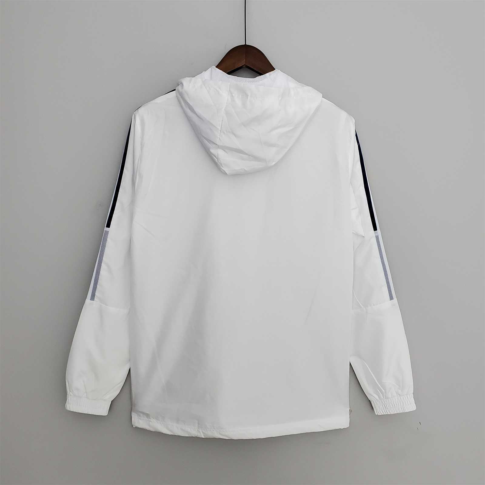 22-23 Real Madrid white windbreaker 5