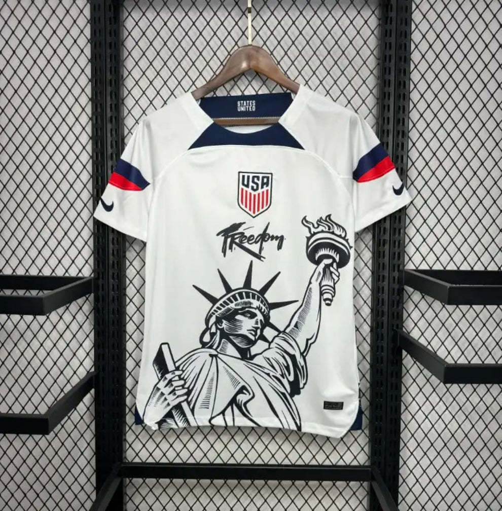 2025 USA Statue of Liberty Football T-Shirt Soccer AAAAAJersey Supply Factory Yupoo 5