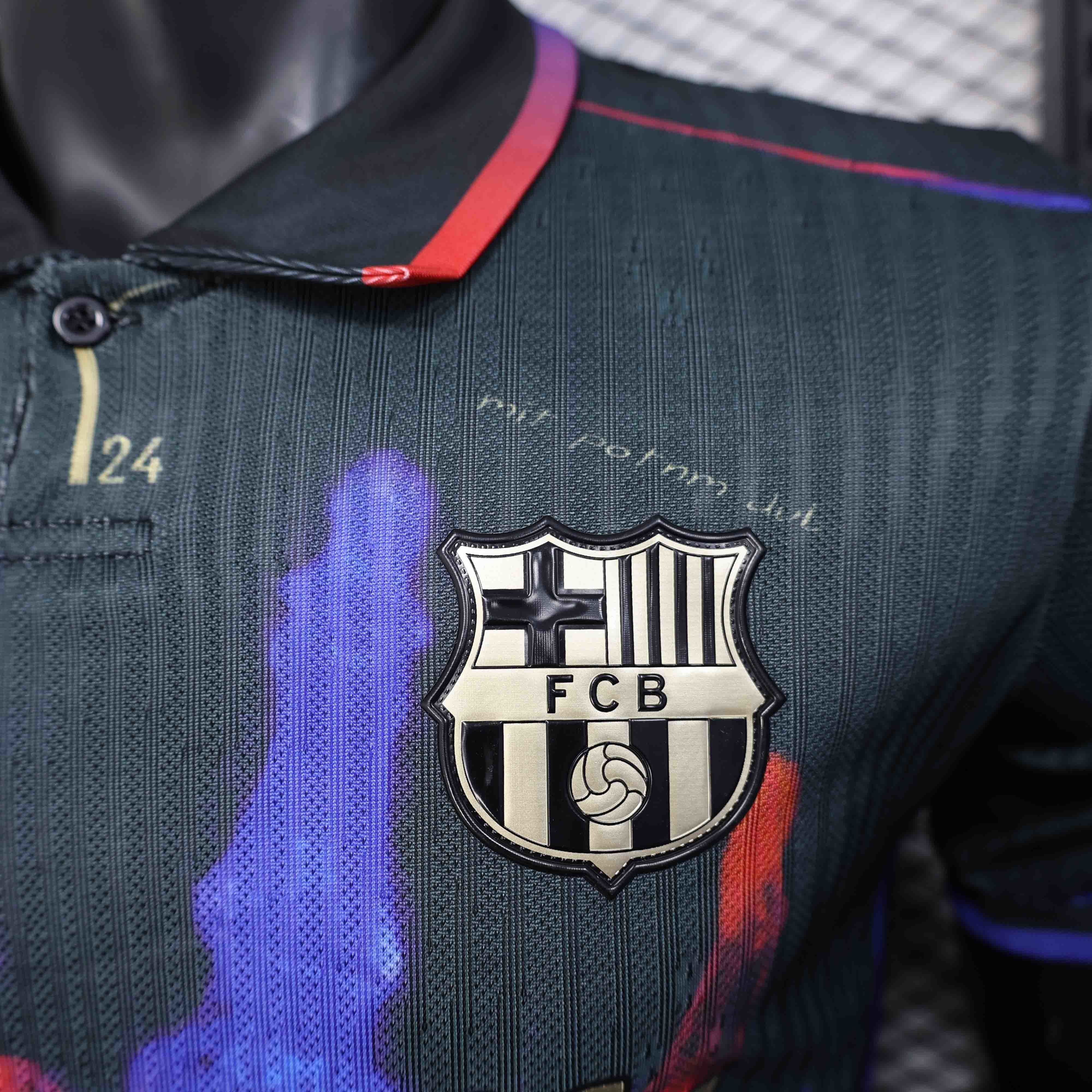 25-26 Barcelona Finger Special Edition Kit Player Version Shirt AAAAJersey Dropship Yupoo 2