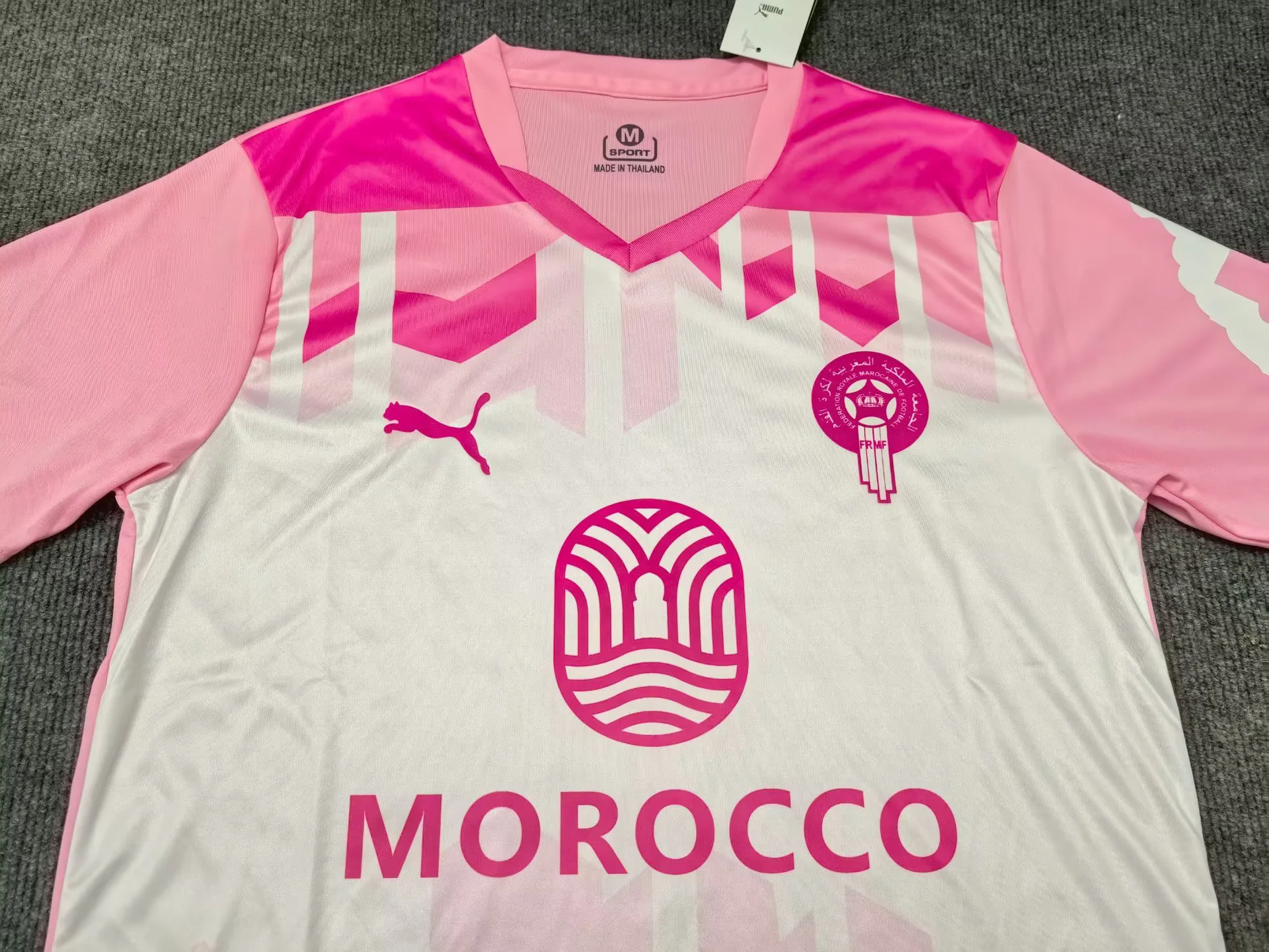 2025 Morocco Special Edition Kit été Pink T-Shirt Football Uniform AAAAJersey Supply Yupoo 1