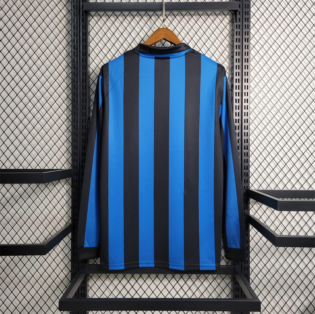 1988 Retro Inter Milan home long-sleeved Size S-XXL 1