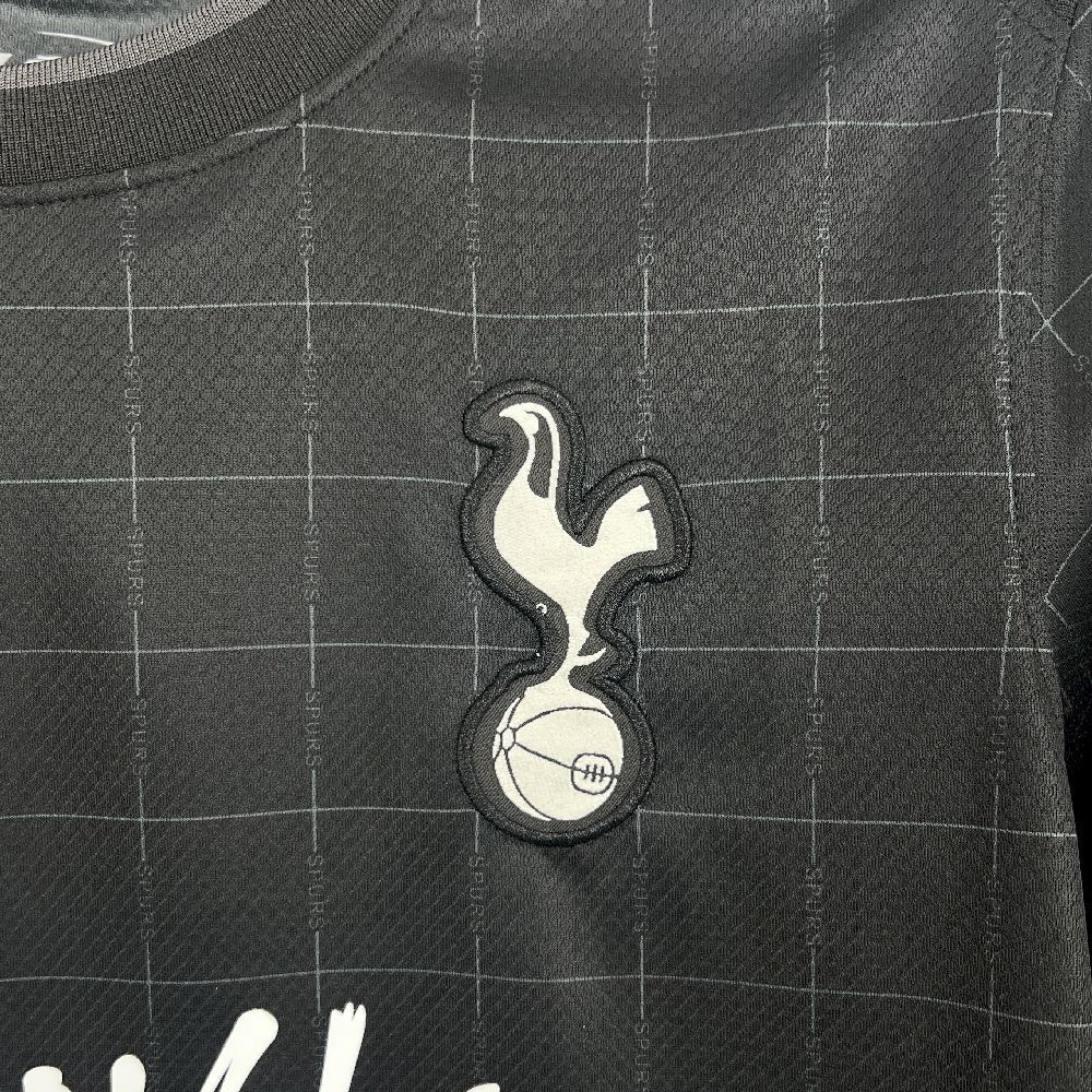 25-26 Tottenham HotSpur Away Kit Sponsor Soccer T-Shirt AAAAJersey Dropship Yupoo 3