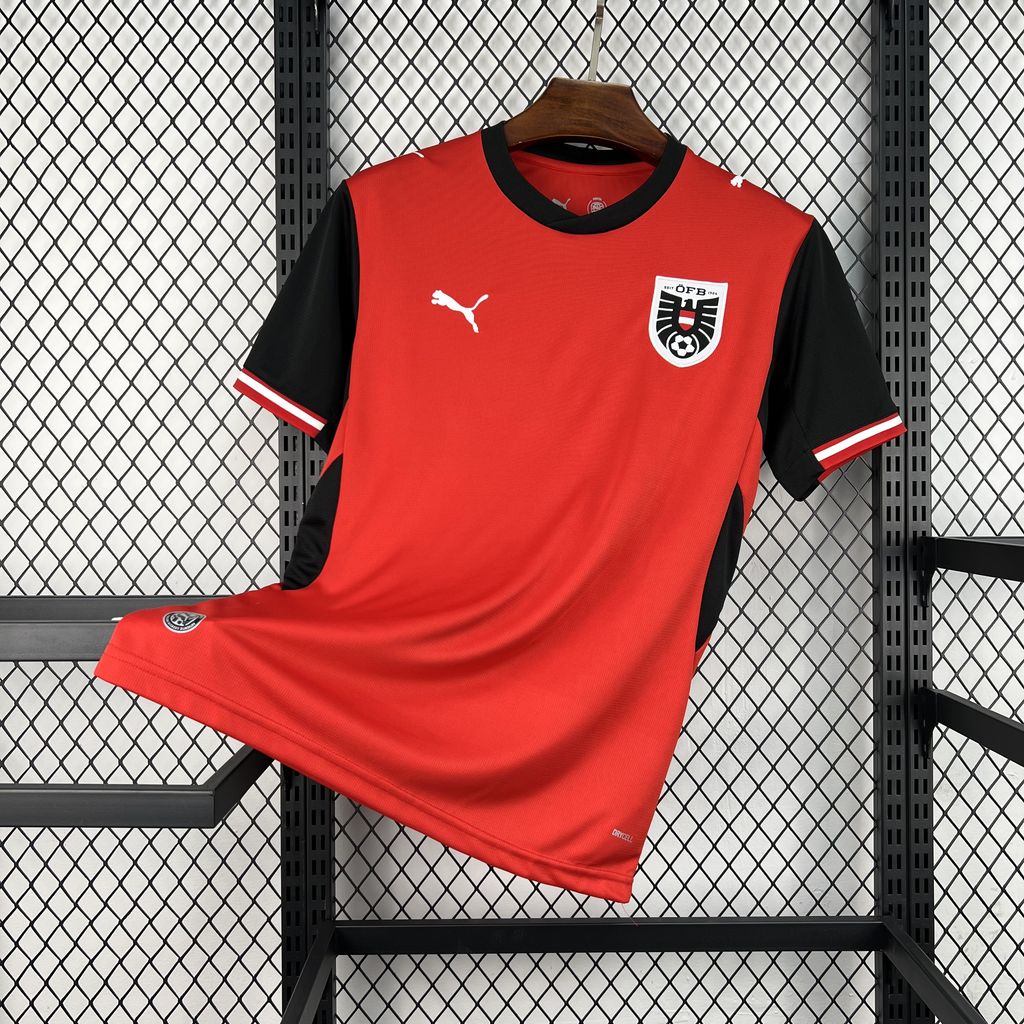 World Cup 2026 Austria Home Mens Kit Soccer T-Shirt AAAAJersey Wholesale Yupoo 7