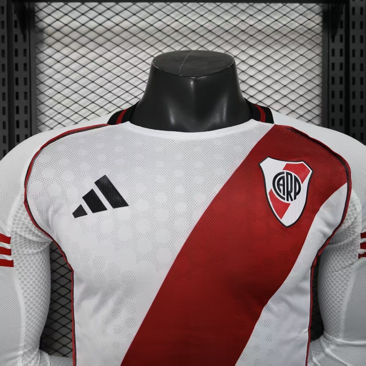 25-26 River Plate Home Player Version Kit Soccer Long Sleeve Shirt AAAAJersey Supply Yupoo 2