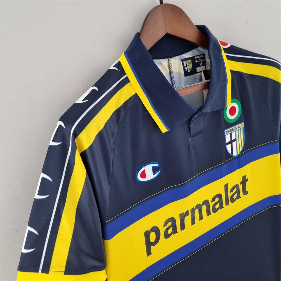 99-00 Parma away Cheap Football Kit 4