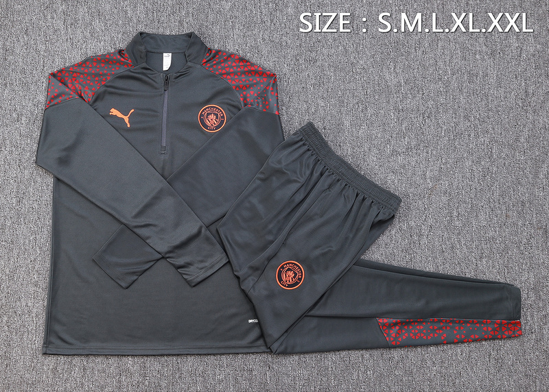 23-24 Manchester City Long Sleeve Training Suit Yupoo 1