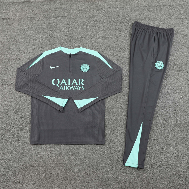 24-25 PSG Player Version Long Sleeve Training Suit Football Shirts 2