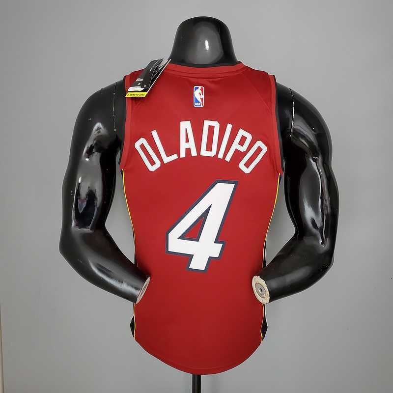 New Miami Heat Jordan OLADIPO#4 Burgundy 8