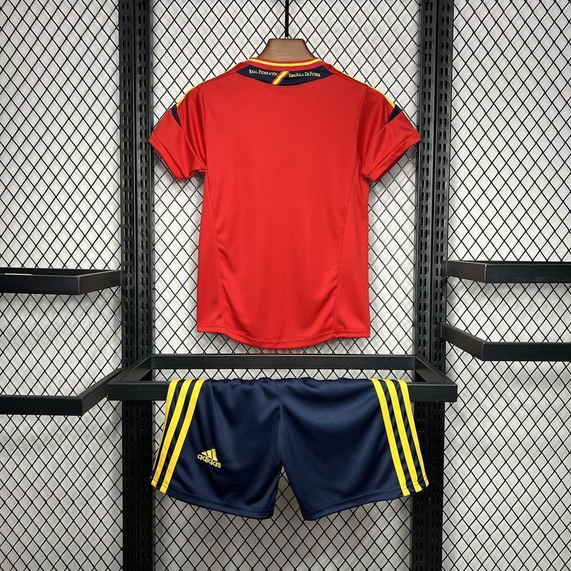 2012 Spain Home Retro Kid Kits Youth Apparels Sport AAAAJersey Yupoo 1