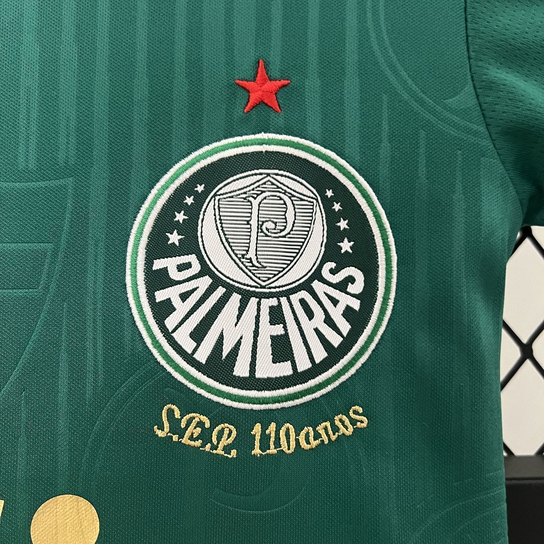24-25 Palmeiras Home Kid Kits Children Sets Jersey Supplier Yupoo 6