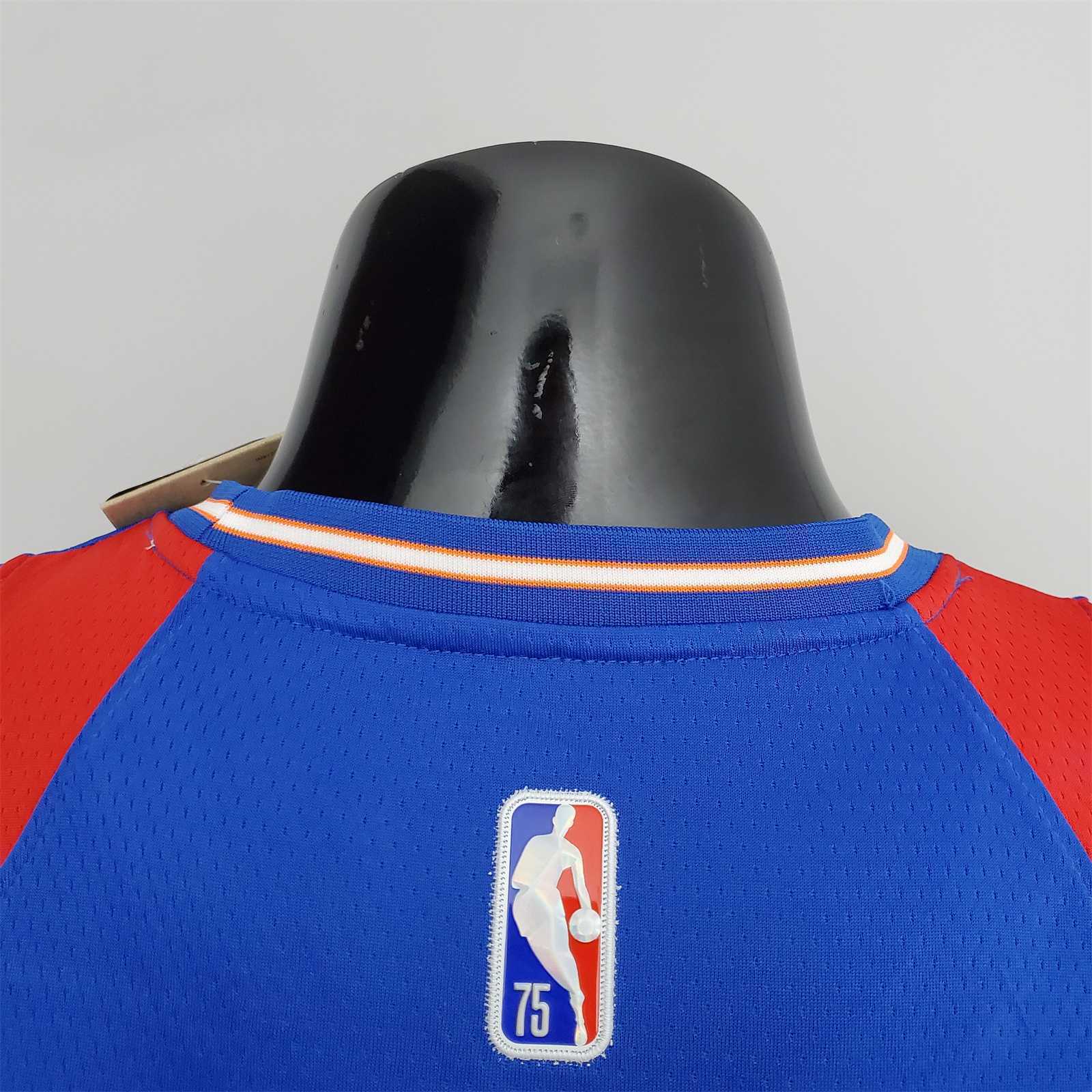 2022 Season BEAL#3 Talent City Edition Blue Red NBA Jersey 2