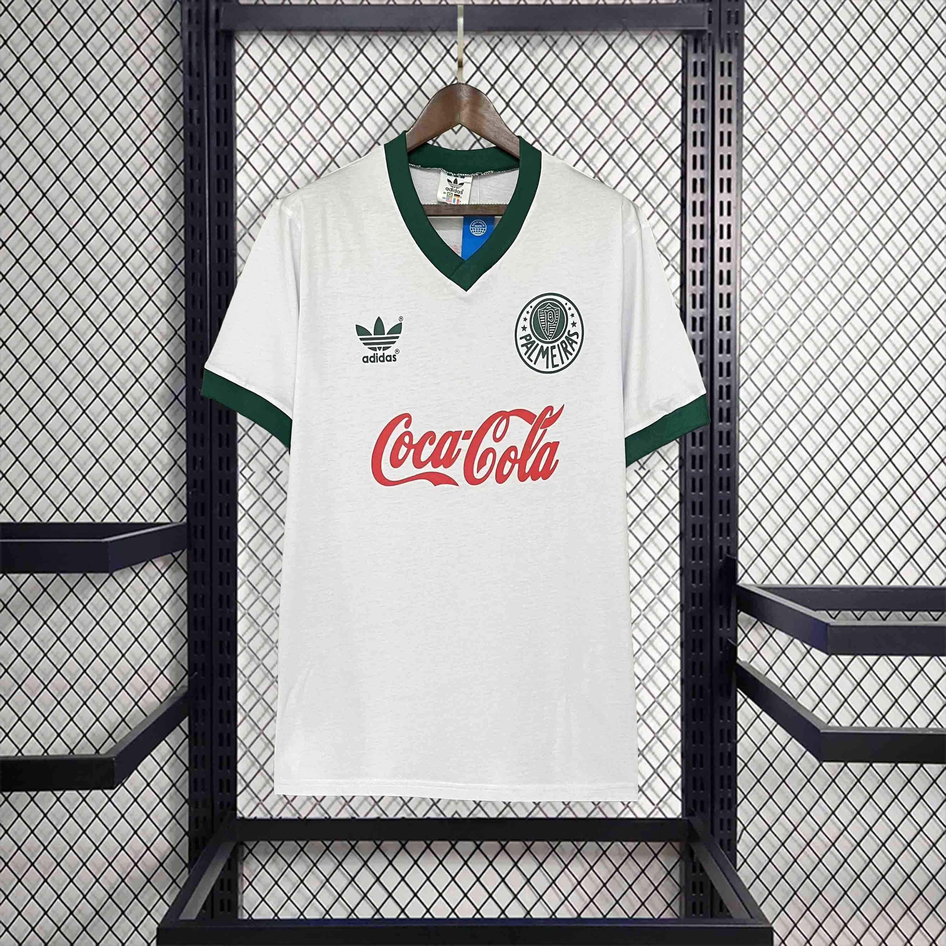 89-90 Palmeiras Away Retro Kit Vintage Shirt AAAAJersey Supplier Yupoo