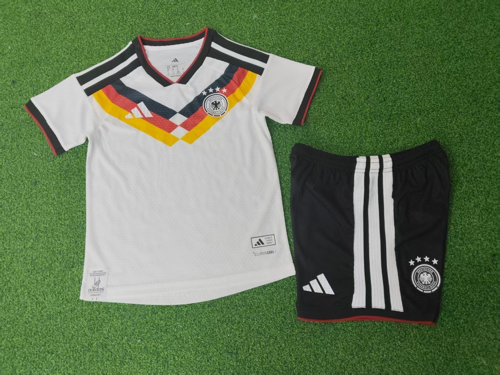 2026 World Cup Germany Home Kids Kit Soccer Player Version Youth Apparels AAAAJersey Supply Yup