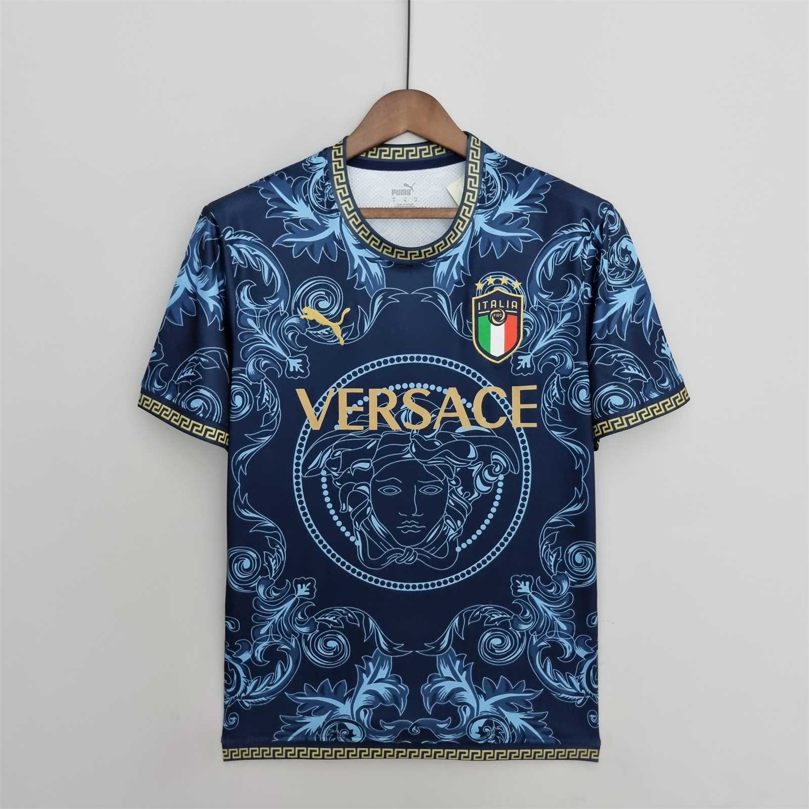 2022 Italy x Versace blue AAAAJersey Yupoo