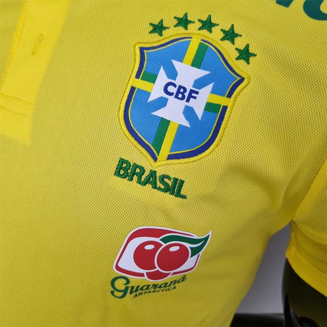Brazil Low Neck POLO yellow 2